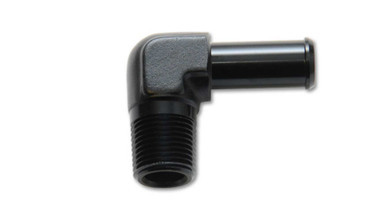 VIBRANT PERFORMANCE MALE NPT TO HOSE BARB ADAPTER  90 DEGREE; VIB11236