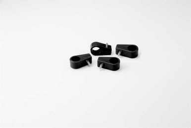 LOKAR T-CLAMP SINGLE PLACE, 5/8", 4 PIECES, BLACK LOK10-625-11
