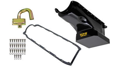 WEIAND 6QT OIL PAN KIT BBC BLACK FINISH WEI5032WND