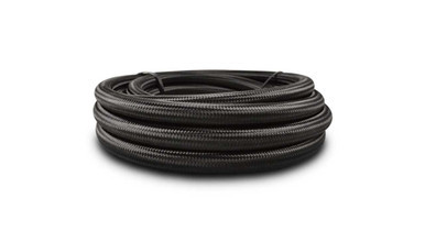 VIBRANT PERFORMANCE 150ft Roll of Black Nylo Braided Hose -6AN VIB19036