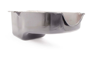 RACING POWER CO-PACKAGED 80-85 SBC Steel Stock Oil Pan Black RPCR9092P