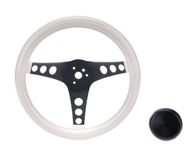 Classic Wheel White Grip  GRT334W