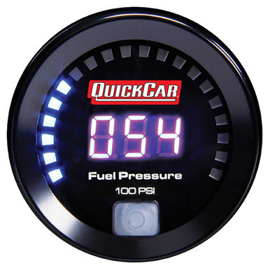QUICKCAR RACING PRODUCTS DIGITAL FUEL PRESSURE GAUGE 0-100 QRP67-005