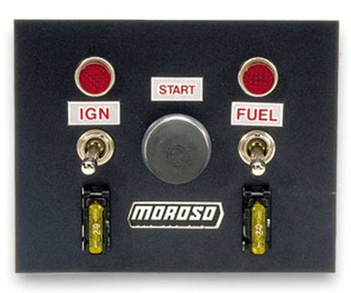 Toggle Switch Panel 4in x 5in - Black Finish MOR74130