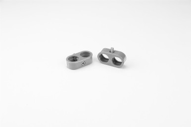 LOKAR T-CLAMP HEATER-A/C, 15/16"-15/16"(5/8"-5/8" ID), 2 PIECES, GRAY LOK20-835-19