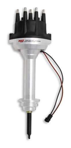 MSD IGNITION BBM 426-440 Distributor Pro-Billet w/Black Cap MSD85465