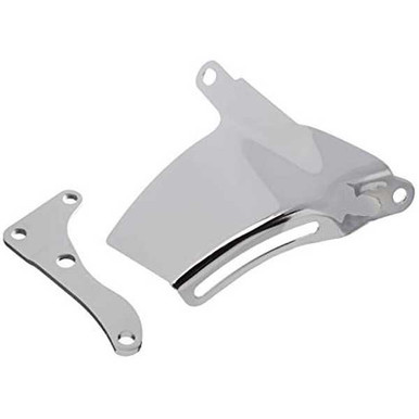 RACING POWER CO-PACKAGED SB Chevy Lwp Alternator Bracket Chrome RPCR9316