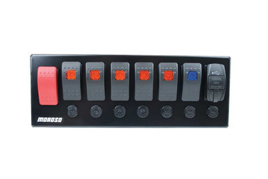 Switch Panel Rocker LED w/USB & Breaker MOR74196