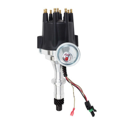 Top Street Performance Top Street Performance Pro Series Ready to Run Distributor; Pontiac V8 (389-455); Black TSPJM7704BK