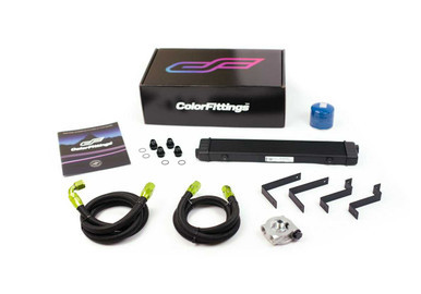 COLOR FITTINGS 2019+ VELOSTER N ARCTIC SERIES OIL COOLER KIT  - ORANGE COFOCC-01-VLN-001-OR