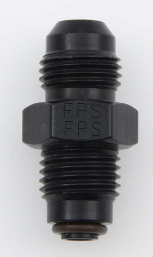 FRAGOLA Male Adapter Fitting #6 x 14mm x 1.5 FI Black FRG491962-BL