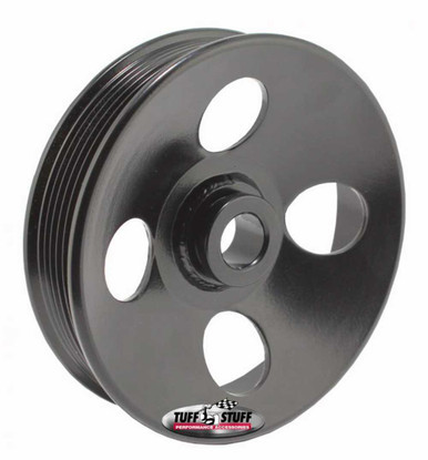 Type II Power Steering Pulley 6 Groove Black TFS8487B