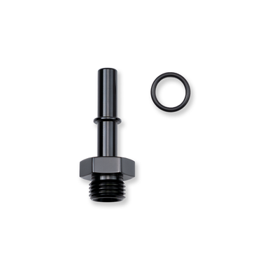 COLOR FITTINGS -6AN ORB TO 5/16 QUICK CONNECT  - BLACK COFO2B-06-516-000-BL