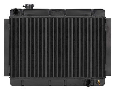 66-67 Chevelle Radiator Manual Trans Black CCRCHE542B