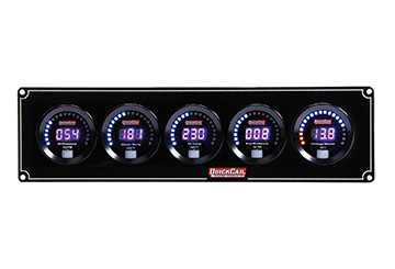 QUICKCAR RACING PRODUCTS Digital 5-Gauge Panel OP/WT/OT/FP/Volts QRP67-5037