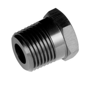 1/2in NPT ML - 1/4in NPT FM Reducer Black RHP912-08-04-2