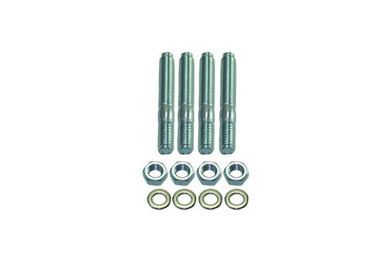 Carb Stud Kit 2in Long 4 pc Set White Zinc Steel SPC9128
