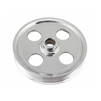Type II Power Steering Pulley 6 Groove Chrome TFS8489A