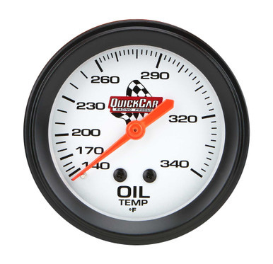 QUICKCAR RACING PRODUCTS OIL TEMP. GAUGE 2-5/8IN
