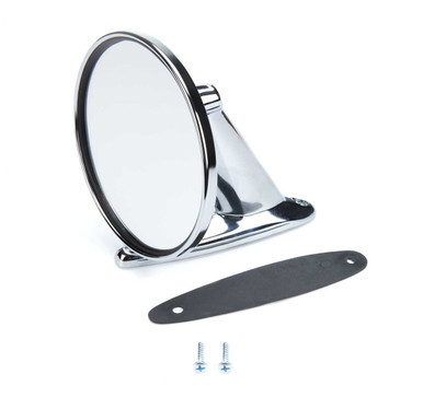 Chrome Mirror Car Side Universal 4.75in Round SPC8222
