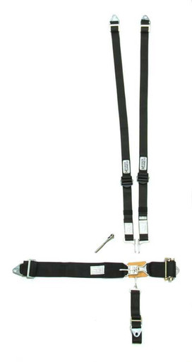 HOOKER HARNESS 5-Pt Harness HANS Alum. LL Ratchet Adj Black HRH51110