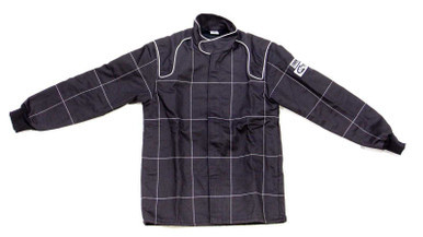 CROW SAFETY GEAR Jacket 2-Layer Proban Black Large CRW28024