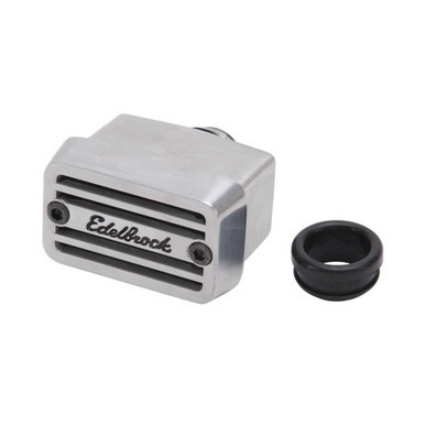 EDELBROCK Elite Series Breather - Top Mnt. w/Name EDE4204
