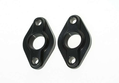 MEZIERE BBC Water Pump Port Adapters - Black (2pk) MEZWP80S
