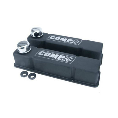 COMP CAMS Die Cast Aluminum Valve Cover Set SBC COM280
