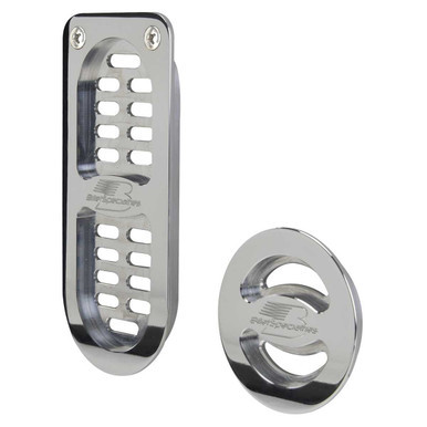 BILLET SPECIALTIES Door Jamb Vent 72-76 GM B-Body Polished Pair BSP171130