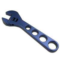 RACING POWER CO-PACKAGED 9In Adjustable Aluminum Wrench Blue RPCR6206