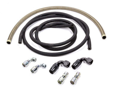 ALLSTAR PERFORMANCE Power Steering Hose Kit Rack Rear Mount Pump ALL48201