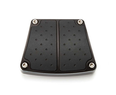 Billet Brake/Clutch Peda l Cover Black CMWBPM-206-B