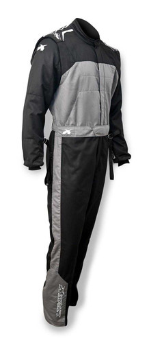 IMPACT RACING Suit Mini Racer 2.4 1pc Large Blk/Gry IMP21411513