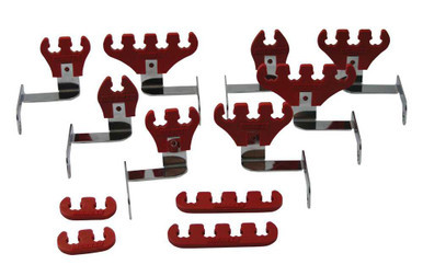 MOROSO BBC Wire Loom Kit - Red MOR72176