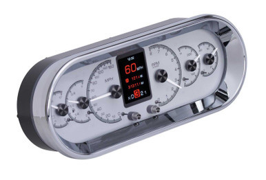 DAKOTA DIGITAL HDX SERIES UNIVERSAL ROUNDED RECTANGLE ANALOG GAUGE KITS DDGHDX-2018-S