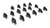 COMP CAMS SBF Rocker Arm Set - 1/6 Ratio 3/8 Stud COM1631-16