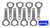 WISECO 4340 Forged I-Beam Rods 6.125  LS1/LT1 WISLS6125-927
