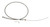 Throttle Cable LS1 48in Braided Stainless Steel SPC6051