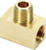 ALLSTAR PERFORMANCE Inverted Flare Tee 3/16in w/ 1/8NPT Male ALL50135