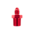 COLOR FITTINGS 6AN FLARE TO 1/4" NPT  - RED COFF2N-06-014-000-RD