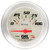 2-5/8 Dia Oil Pressure Gauge Silver  0-100psi EQUE8464