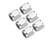 3AN Aluminum Tube Nut 3/16in Hard Line  6pcs RHP818-03-5