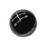 Hurst Hurst Shift Knob - 5-Speed Pattern - Black HUR1630125