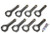 OLIVER RODS BBC Billet Connecting Rod Set 6.700 OLVC6700BBMXP8