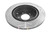DBA 08-15 Mitsubishi Evolution X Rear Slotted 4000 Series Rotor - DBA42225S