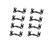 COMP CAMS BBC Adjustable Guide Plates - 3/8 Raised COM4811-8