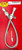 RACING POWER CO-PACKAGED Flexible Trans Dipstick GM TH350/400 F/W Mount RPCR5104