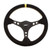 Suede Racing Steering Wheel w/Center Marker GRT697