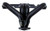 RACING POWER CO-PACKAGED Black SB Chevy 1955-Up Bock Hugger Headers RPCR9963